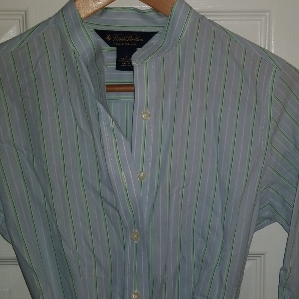 Brooks Brother's Button down shirt dress with belt